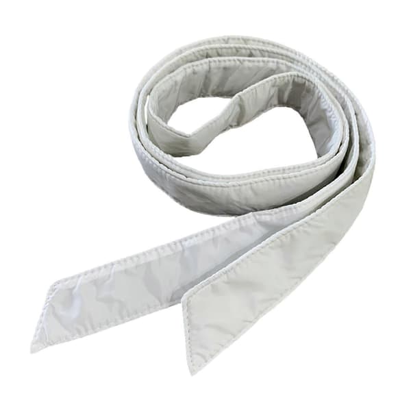 [LCS] Vintervadderad dunjacka för kvinnor Ersättningsbälte Girdle Dam 180cm midjeband White