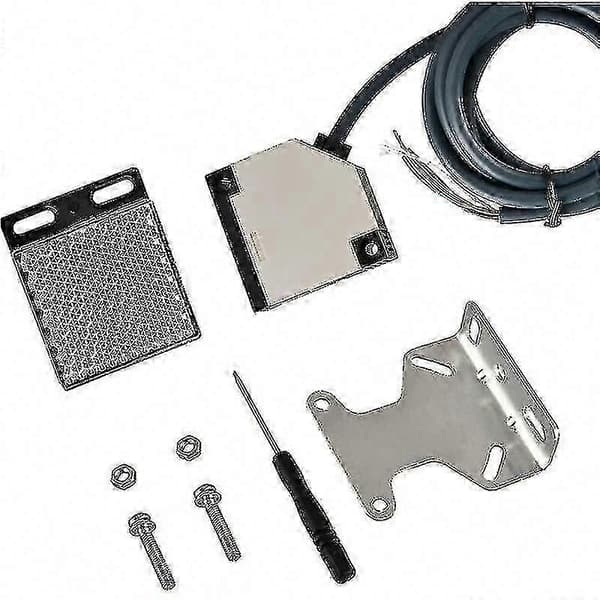 [LCS]Kryc E3jk-r4m1 Fotoelektrisk kontakt 12-24V DC Retroreflekterende sensor med 4m rækkevidde og reflekterende panel
