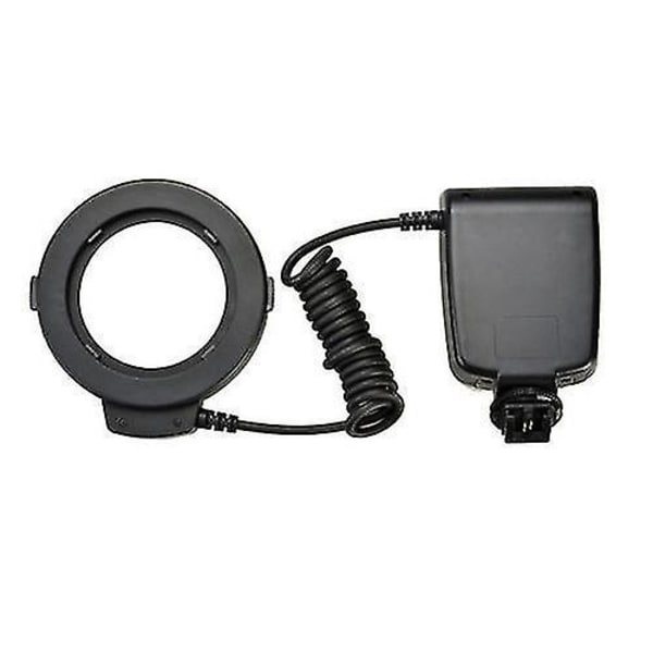 Macro LED pyöreä salamapaketti 8 sovitinrenkaalla