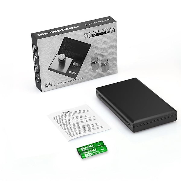 Elektronisk våg för 500g/0.01g