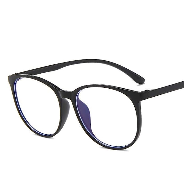 Blått Lys Blokkerende Briller Anti Øye Belastning Mote Store Innfatningsbriller For Lesing Spill Datamaskin Bright Black