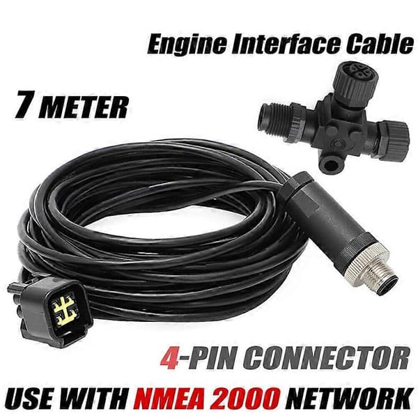 [LCS]For & 000-0120-37 Motorgrænsefladekabel NMEA 2000 7M & T Black