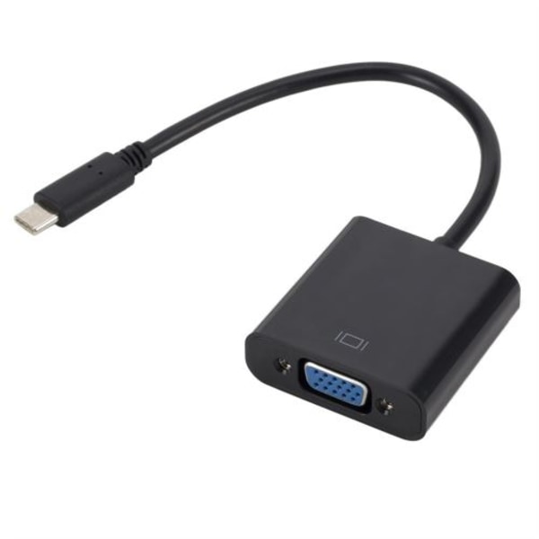 USB3.1 Type C VGA Kabel Adapter USB-C Han til VGA Hun Video