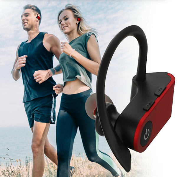 Tws Bluetooth 5.0 Ørepropper Ægte Trådløse Hovedtelefoner In Ear Sports Øretelefon Headset Red