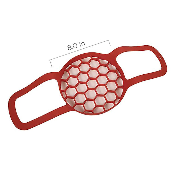 [LCS] Tryckkokarslinga Silikonbakformsslinga Kompatibel Red Large