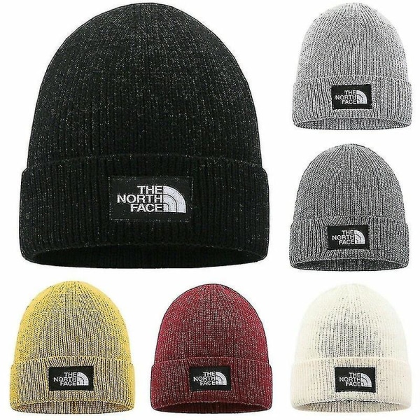 Stickad mössa för män och kvinnor, vinter, slouch, beanie, one size, skateboard Turmeric