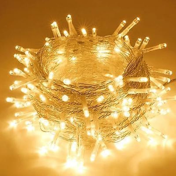 10 Meter LED Lykta Ljusslinga, Jul Bröllopsdekoration warm white