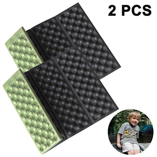 2 stk. Fire Folding Pute - Blå og Svart Army green fight black