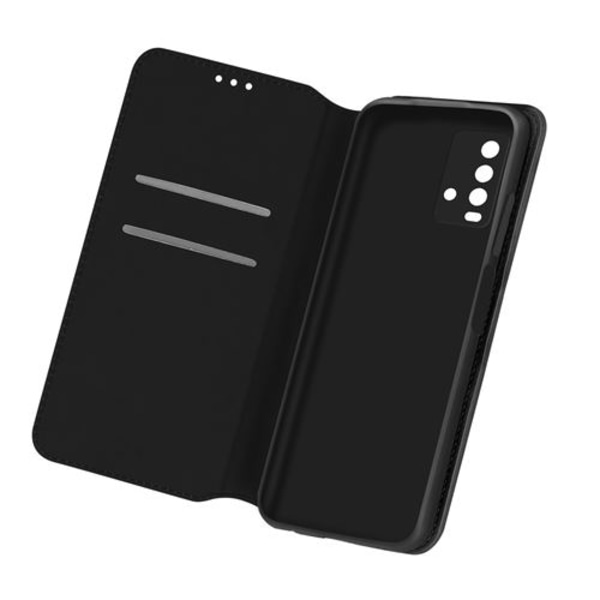 Fodral för Xiaomi Redmi 9T Folio Plånboksfunktion Ställ Svart