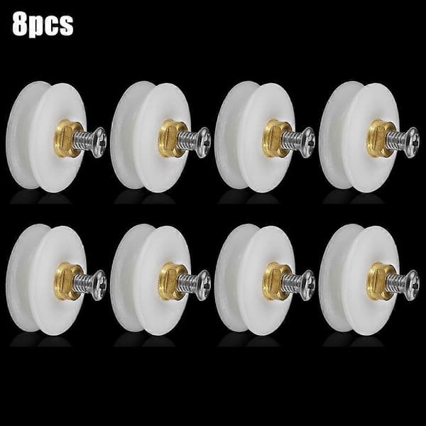 [LCS] Duschdörrsrullar / Löpare / Hjul Räfflade 22 mm Diameter 8pcs