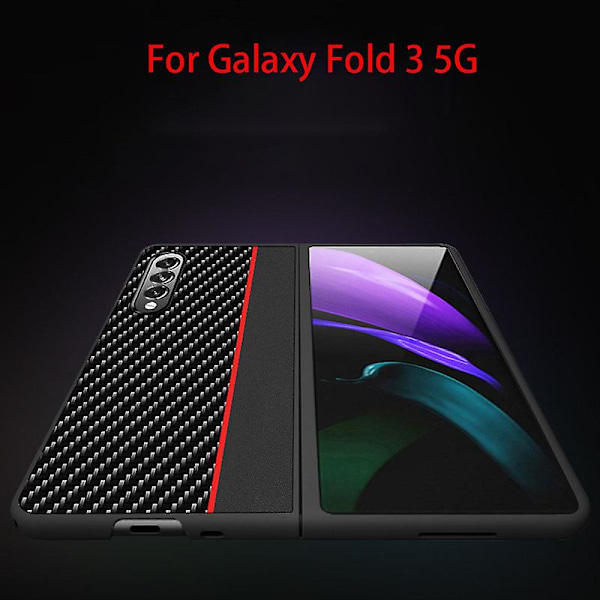 Skal för Samsung Galaxy Z Fold 3 5g Black-Red