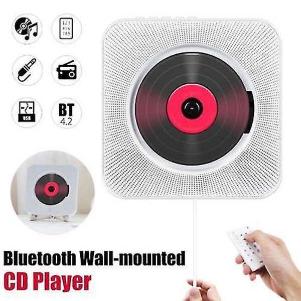 Väggmonterad CD-spelare Surround Sound Fm Radio Bluetooth USB Mp3