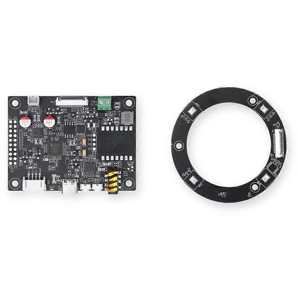 ReSpeaker Flex XVF3800 Sirkulær 4-mikrofon AI-mikrofonarray, med XIAO ESP32S3, USB/I2S for robotikk Embodied AI Black