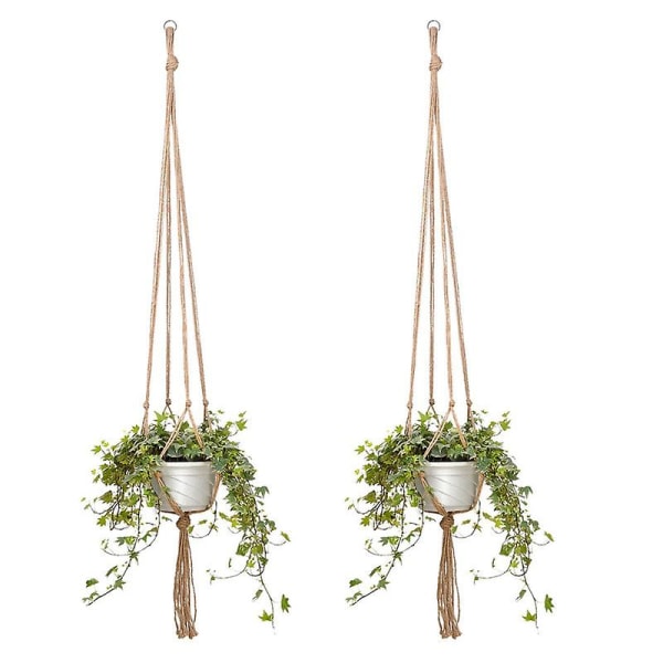 2 st Växtupphängare Blomkruka Växthållare För Inomhus Utomhus Dekorationer 90cm