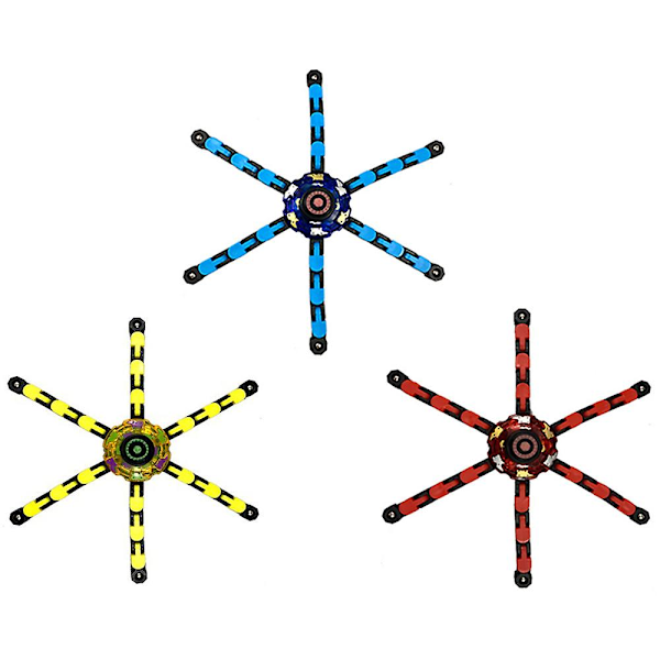 Lysande Fidget Chain Antistress Fidget Spinner Leksaker Barn Stress Relief Leksak Red
