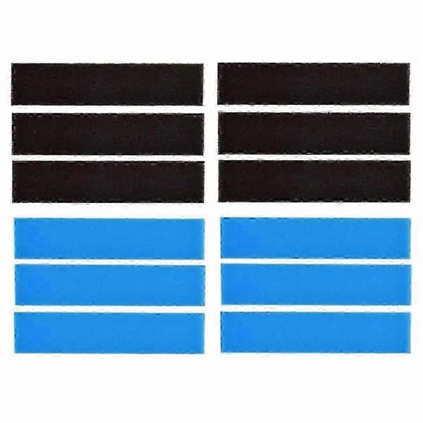 12-pack luftfilter för delade AC-enheter kompatibla med Mitsubishi MAC-2300FT-E och MAC-3000FT-E system Black & Blue