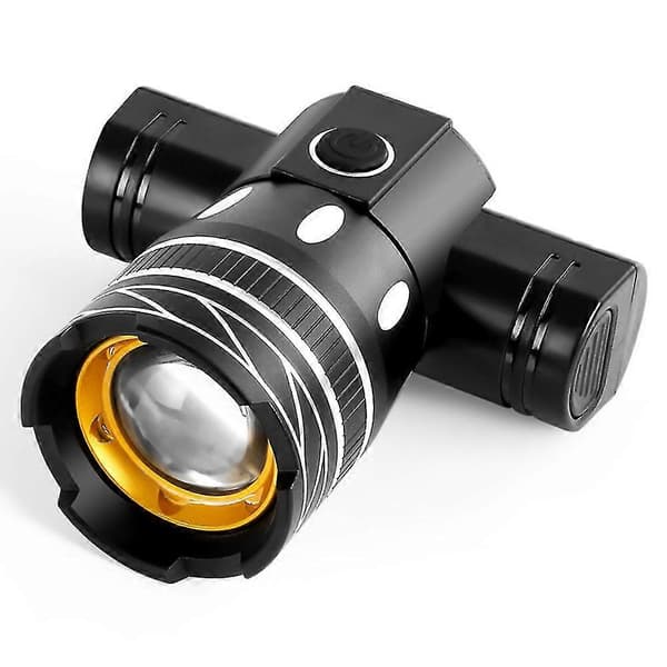 [LCS]15000lm Led Mtb Bak- og frontsett Sykkellykter Sykkelhodelykt Usb Oppladbar headlight
