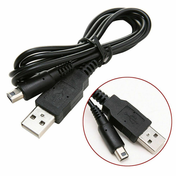 Ny USB-strømlader Ladekabel for Nintendo 3DS DSi NDSi XL Pada A126