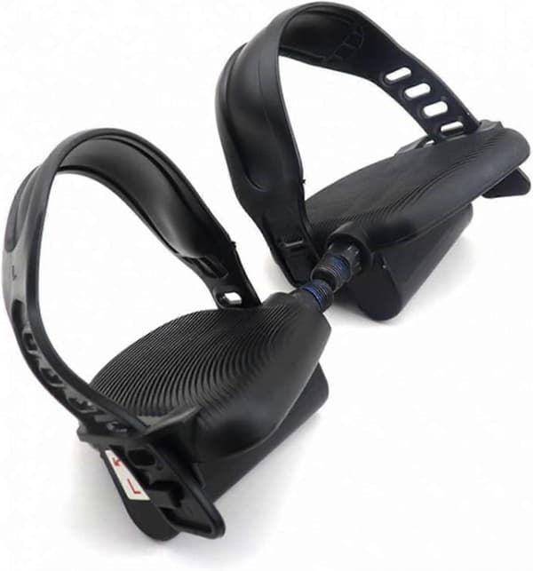4 stk. sykkelpedalstropper, gummipedalstropper, universelle sykkelpedaler, utvidede stropper, treningssykkelstropper