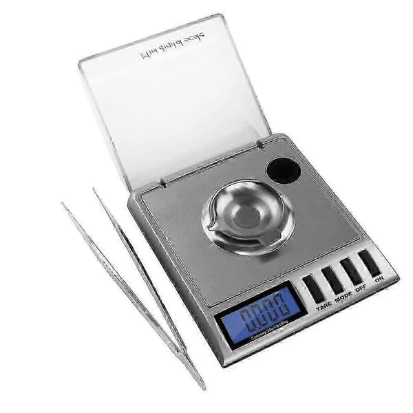 [LCS]Silver Gemini Digital Bärbar Milligramvåg, 20 X 0.001 G Laboratory Balance