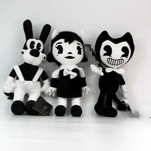 [LCS]Bendy And The Ink Machine Figur Plyschleksaker Docka Barnpresent ABC