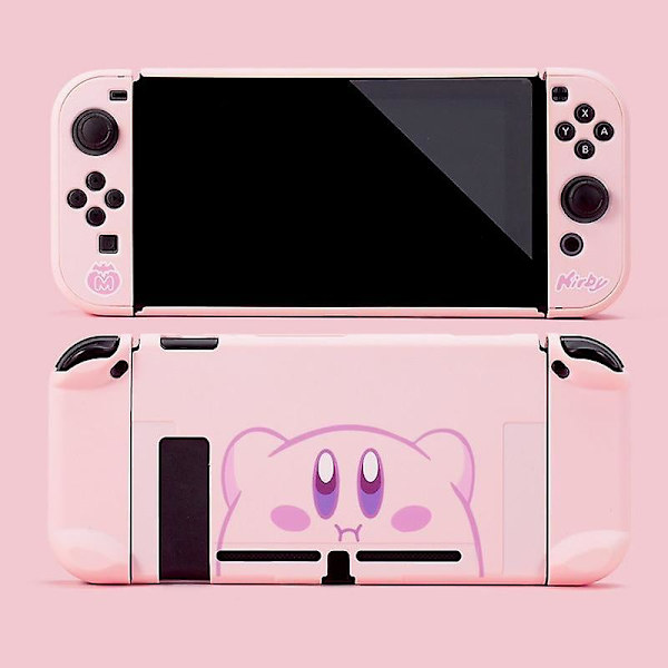 Skal hölje tillbehör för Nintendo Switch fodral skydd skal joy con joycon spelgrepp rosa söt hårt skydd kontroller Green
