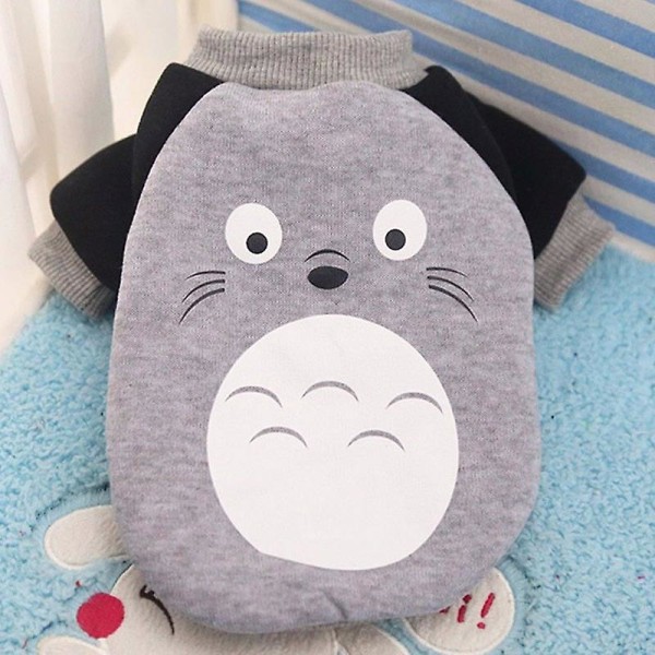 Mode husdjur katt kostym sommar katt väst huvtröja mysiga mascoats gotos kläder Hoodie-totoro Xl