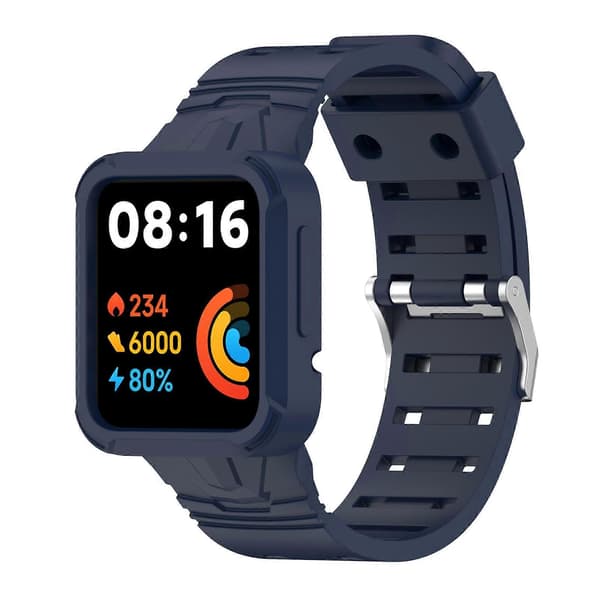 [LCS] Silikonarmband för Xiaomi Redmi Watch 2 Lite Midnight Blue