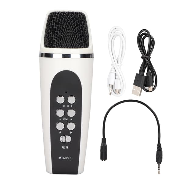 [LCS]MC-093 Mini Universal Microphone Internet Celebrity Live Broadcast Voice Changer Microphone for Mobile Phone Computer 0.5