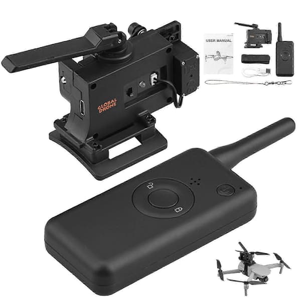 Air Drop Drone Thrower Release Device Kit för DJI Mavic Mini 2 för Bait Hook FT