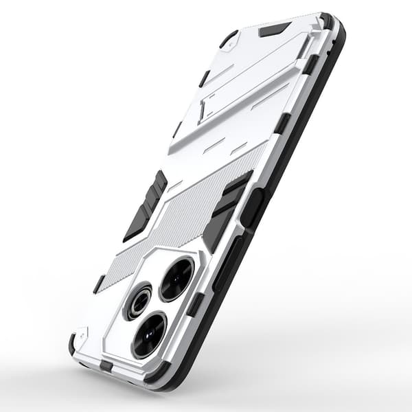 Punk PC + TPU-etui kompatibelt med Xiaomi Redmi 13 4G White