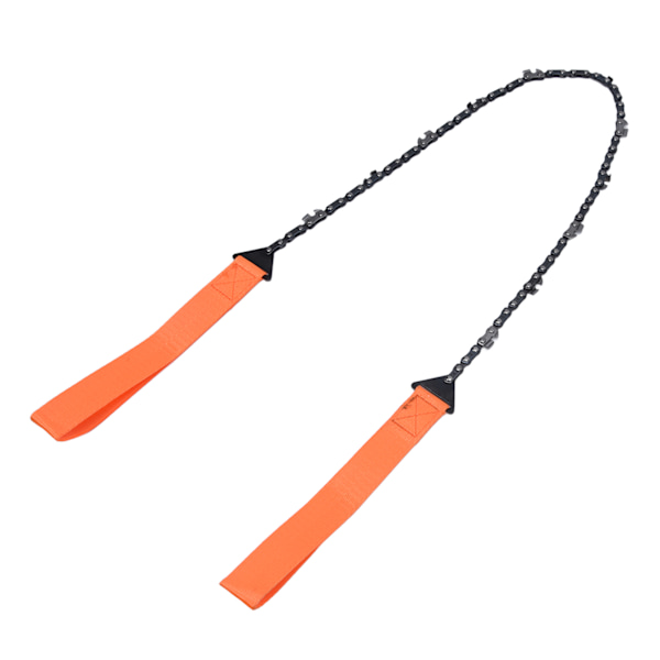 24 tums fickkedjesåg för överlevnad, Zipsåg, handsåg, kedjeverktyg för träskärning, orange
