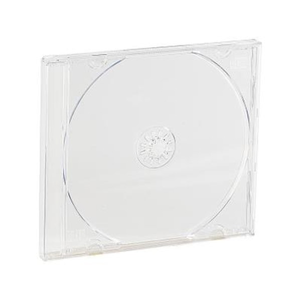 10 CD-fodral, transparenta
