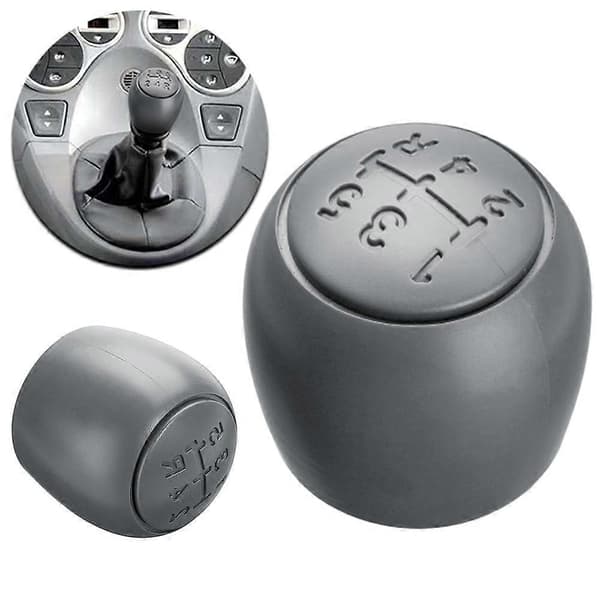 5-trinns girspakskifterknapp for Fiat 500 500C 2007-2013 Panda 2003-2012 grey