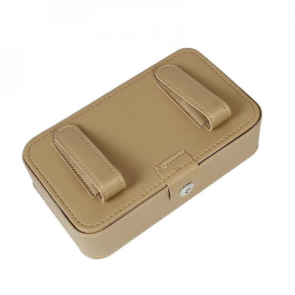 [LCS] Bil Læder Servietboks Beige