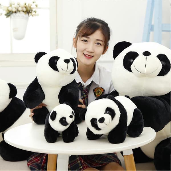 Söt Panda Plyschdocka Leksak Kudde Barn Flickvän Present Heminredning 50cm