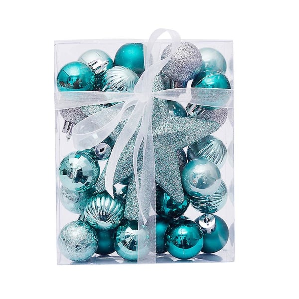 30 st Julgranskulor Ornament Hängande Prydnader Jul Hem Fest Bröllop Dekor G