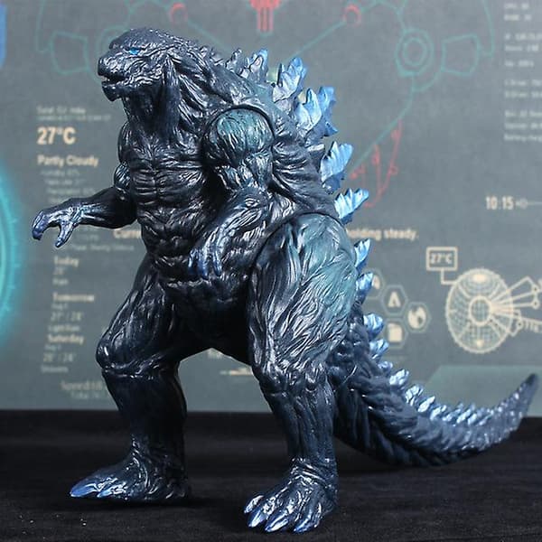 [LCS]16cm Godzilla 2 Magic Star Dinosaur Monster Earth Godzilla Blå Actiondocka Barnleksak