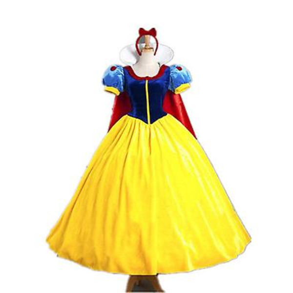 Prinsesse Cosplay Kjole Kostume til Kvinder Jul med Hårbøjle M
