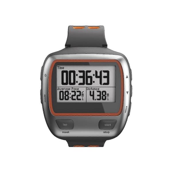 [LCS] Garmin Forerunner 310XT -kaksivärinen silikoniranneke (harmaa-oranssi) Grey Orange