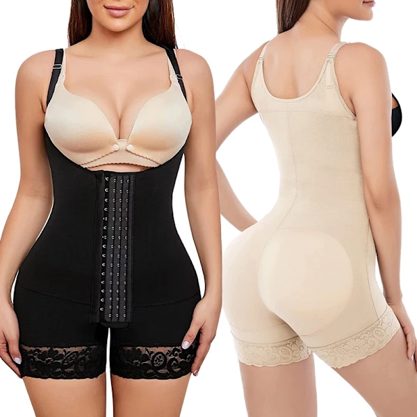 Kvinnor Postpartum Fajas Original Colombiansk Girdle Korsett Kirurgisk Girdle för Daglig och Postoperativ Slimming Wrap på Maghuden Skin S