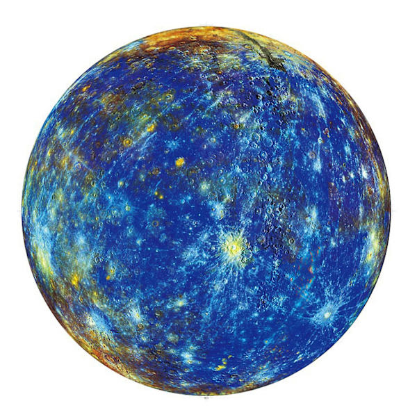 1000 Bitar Runt Pussel Universum Solsystem Planet Barn Vuxen Spel Leksak Mercury