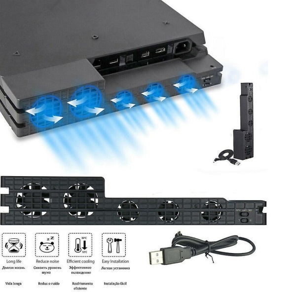 Kontroll för sony ps4 spelkonsol playstation playstation ps 4 pro kylare  kylfläkt dc 5v USB gadget controller fjärrenhet 125c | Fyndiq
