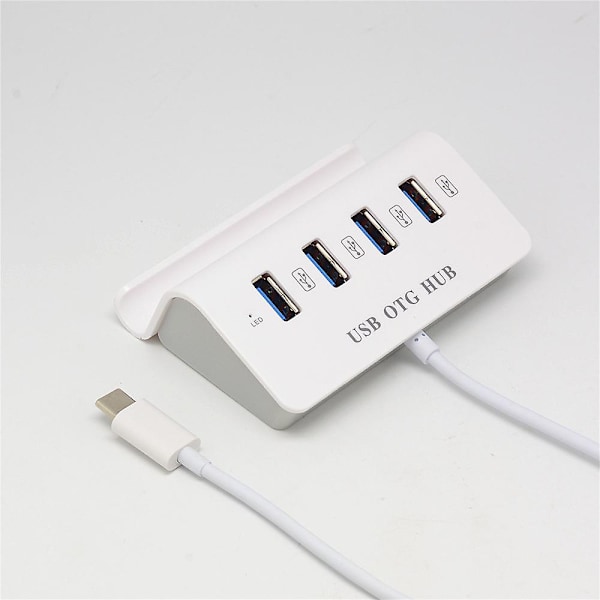 Type-c Hub Multifunktionell Mobiltelefonhållare Usb 2.0 Hub