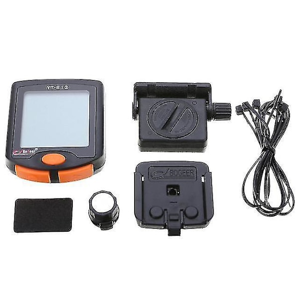 Cykeldator regntät trådlös cykel speedometer odometer stoppur universal mini