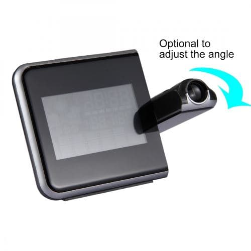 [LCS] Multifunksjonell klokke med digital LCD-skjerm projeksjonsalarm