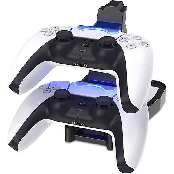 Ps5 Kontrollerlader Type C Dokkingstasjon Med LED-indikator