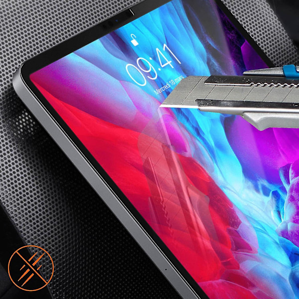 Skärmskydd iPad Pro 12.9 2020 Härdat Glas Fullt Skydd klar(Transparent)