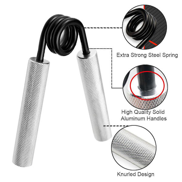 100lbs-300lbs Fitness Heavy Grips Håndleddsrehabilitering Utvikler 250Lbs