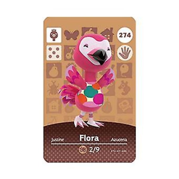 Nfc-spelkort för djurpassning, kompatibel Wii U - 274 Flora